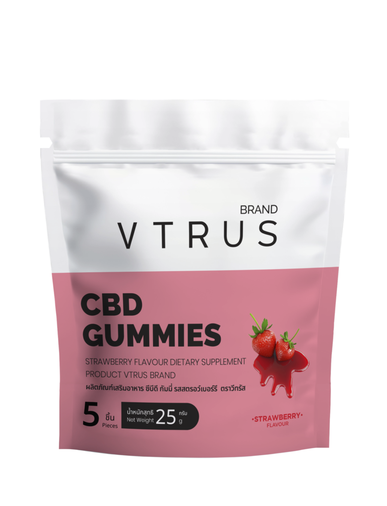 Vtrus CBD Gummies STRAWBERRY