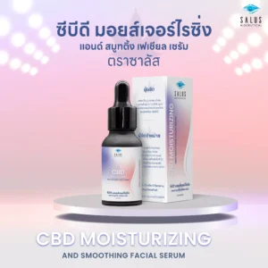 CBD Moisturizing and Smoothing Facial Serum Size 15 ml Salus Brand-01_0