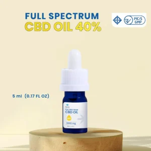 Full-Spectrum CBD Oil 40% Travel Size Salus Bioceutical 4